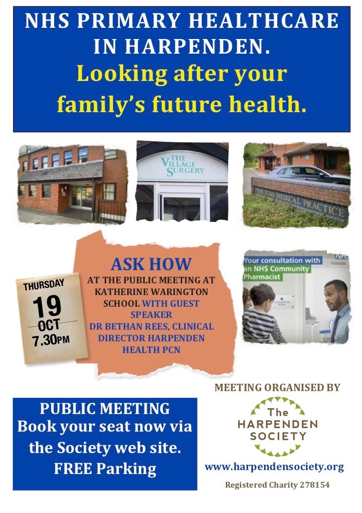 Home Page of The Harpenden Society website